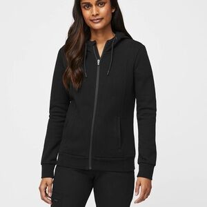 Figs Black Essential Hoodie